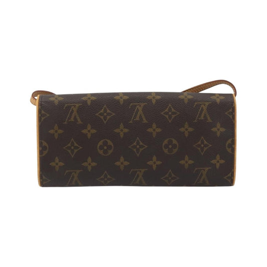 Louis Vuitton Twin Monogram Canvas, Brown, Canvas, Clutch