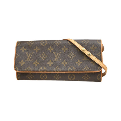Louis Vuitton Twin Monogram Canvas, Brown, Canvas, Clutch