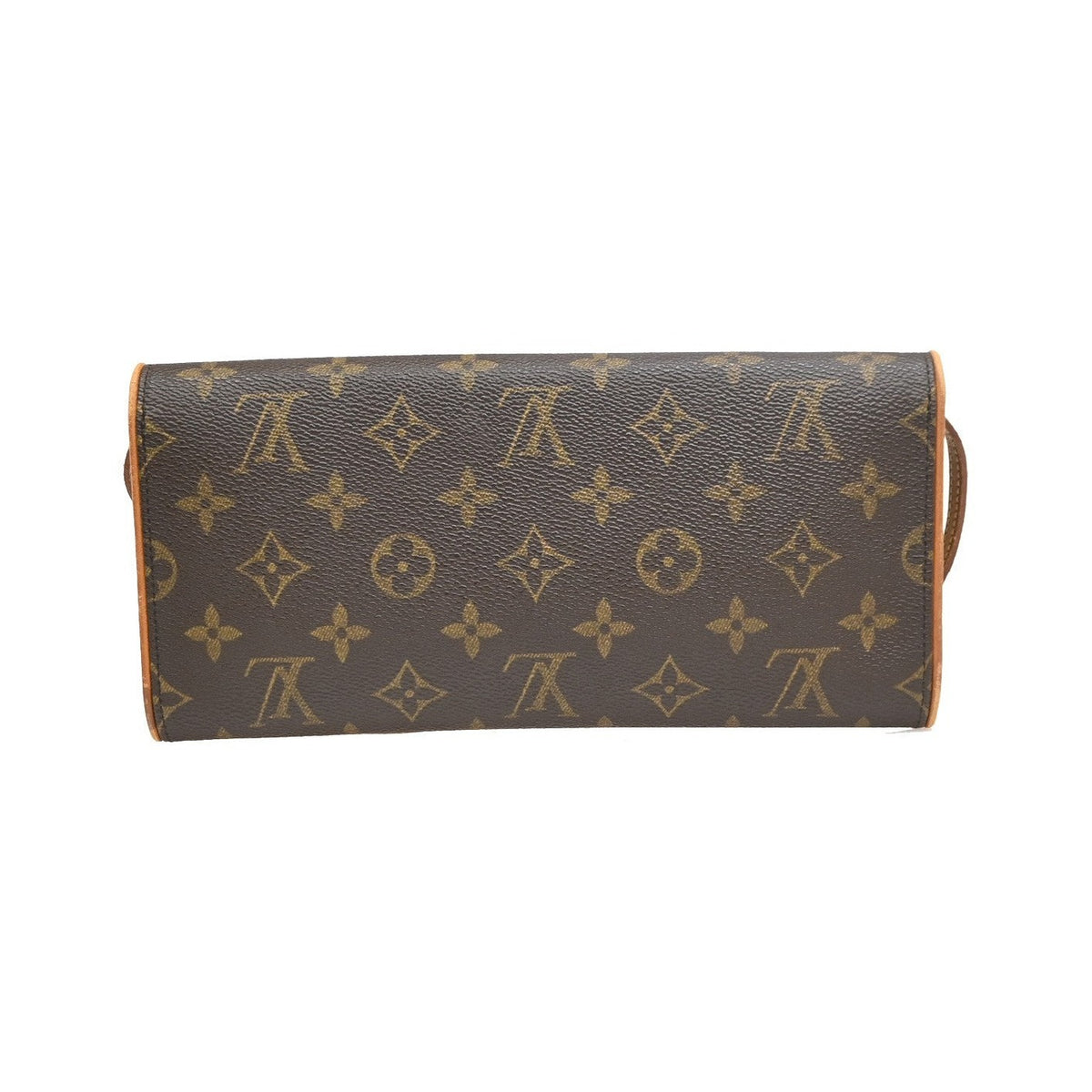 Louis Vuitton Twin Monogram Canvas, Brown, Canvas, Clutch