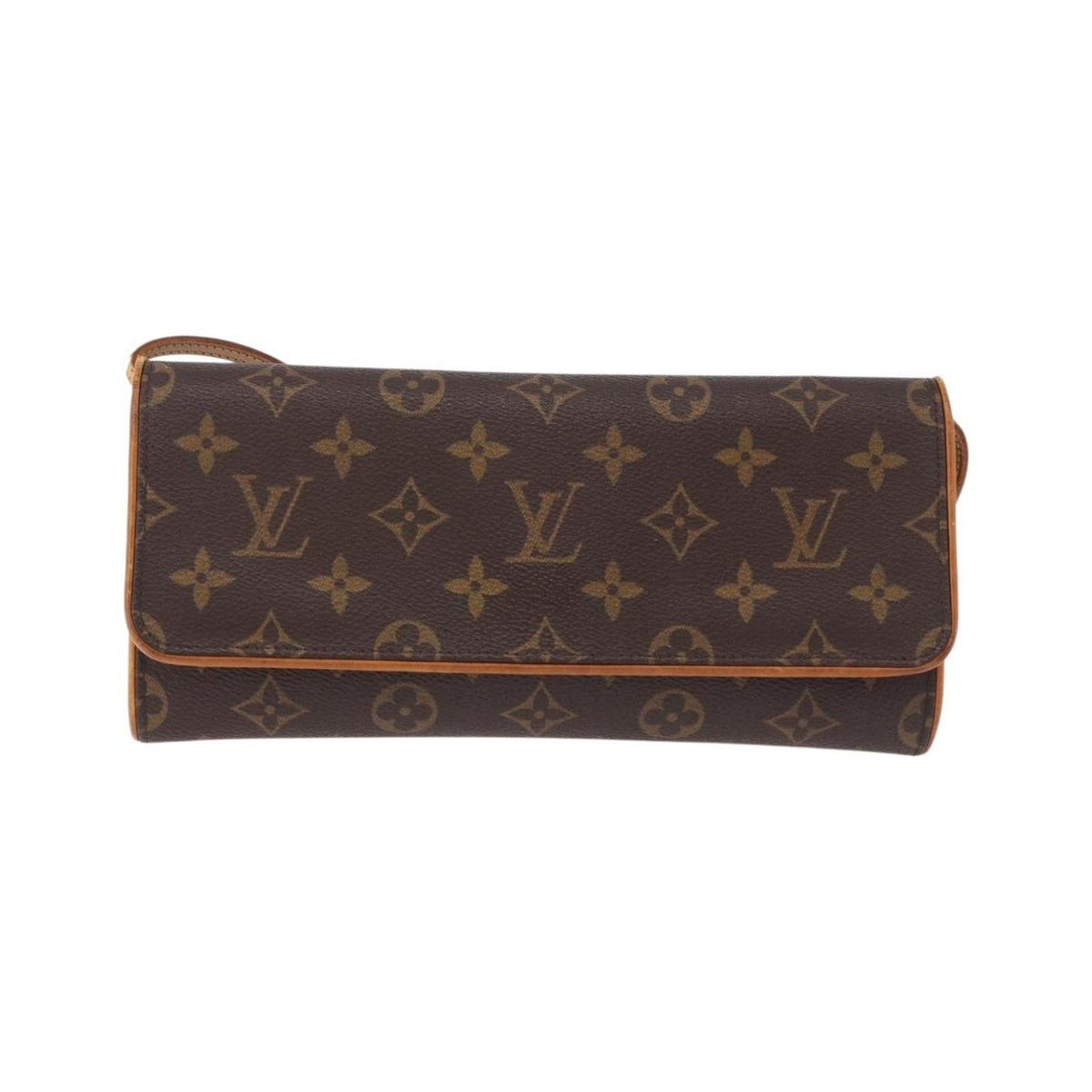 Louis Vuitton Twin Monogram Canvas, Brown, Canvas, Clutch