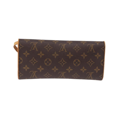 Louis Vuitton Twin Monogram Canvas, Brown, Canvas, Clutch