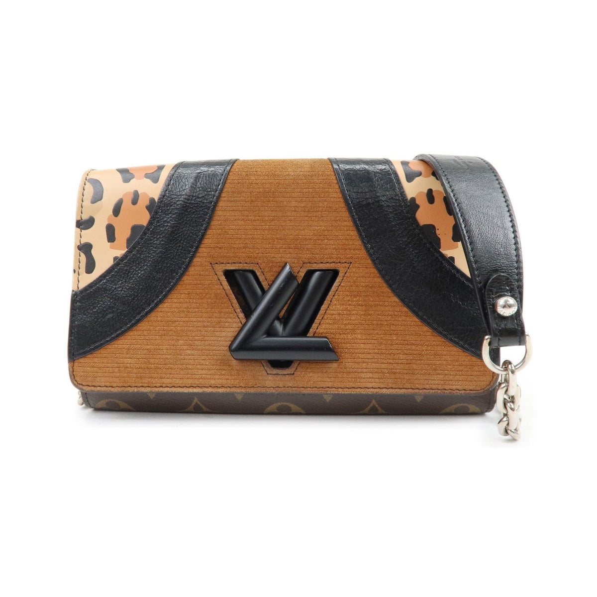 Louis Vuitton Twist Chain Limited Edition Monogram Canvas, Brown, Canvas, Crossbody Bag