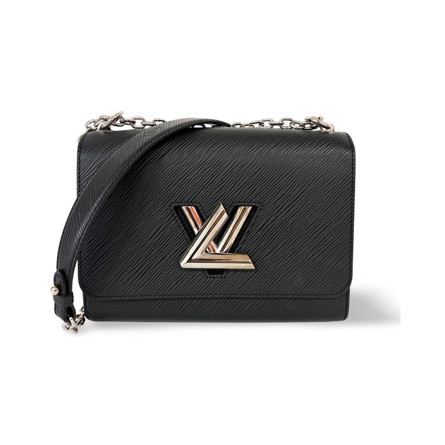 Louis Vuitton Twist Epi Leather, Black, Leather, Handbag