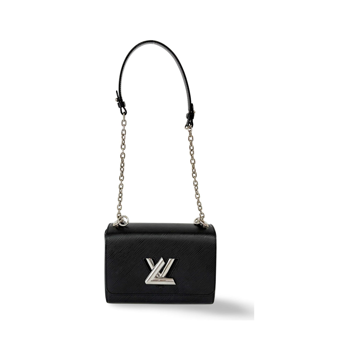 Louis Vuitton Twist Epi Leather, Black, Leather, Handbag