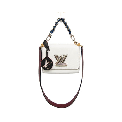 Louis Vuitton Twist Epi Leather, White, Leather, Handbag