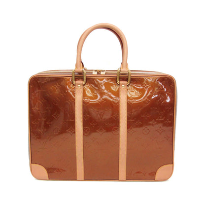 Louis Vuitton Vandam Monogram Vernis, Brown, Patent Leather, Handbag