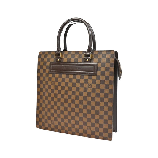 Louis Vuitton Venice Sac Plat Damier, Brown, Canvas, Tote Bag
