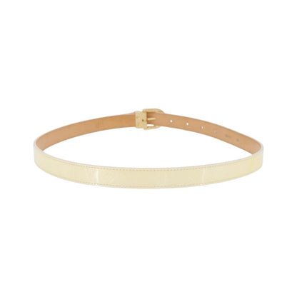 Louis Vuitton Vernis Belt LV Monogram Vernis, Beige, Patent Leather, Belt
