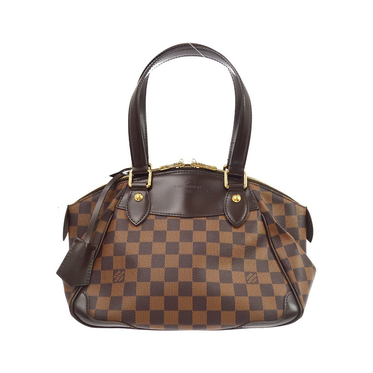 Louis Vuitton Verona Damier, Brown, Canvas, Handbag