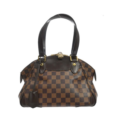 Louis Vuitton Verona Damier, Brown, Canvas, Handbag