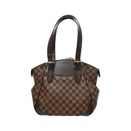 Louis Vuitton Verona Damier Ebene, Brown, Canvas, Tote Bag