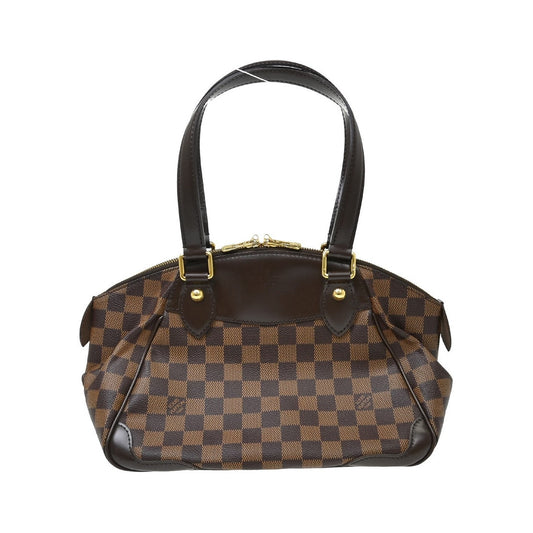 Louis Vuitton Verona Damier Ebene, Brown, Canvas, Tote Bag