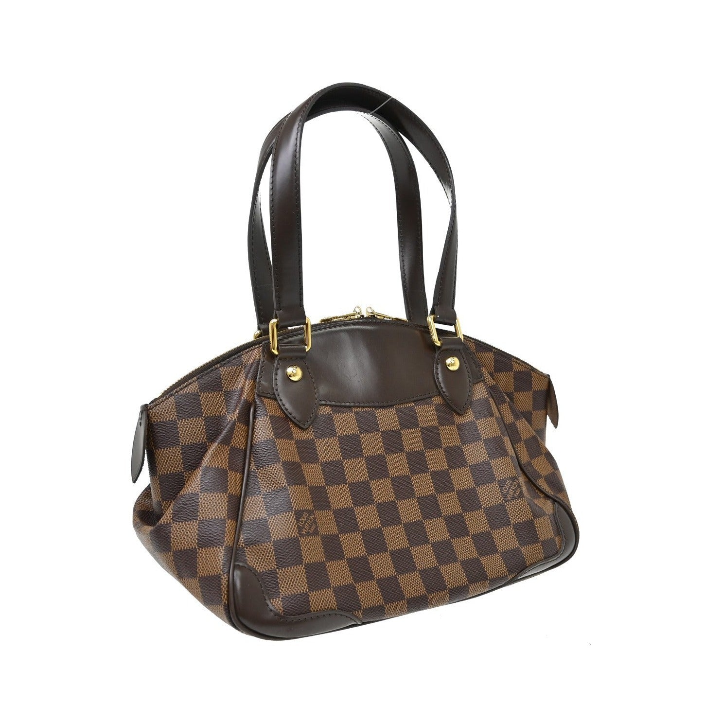 Louis Vuitton Verona Damier Ebene, Brown, Canvas, Tote Bag
