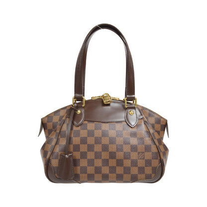 Louis Vuitton Verona Damier Ebene, Brown, Canvas, Shoulder Bag