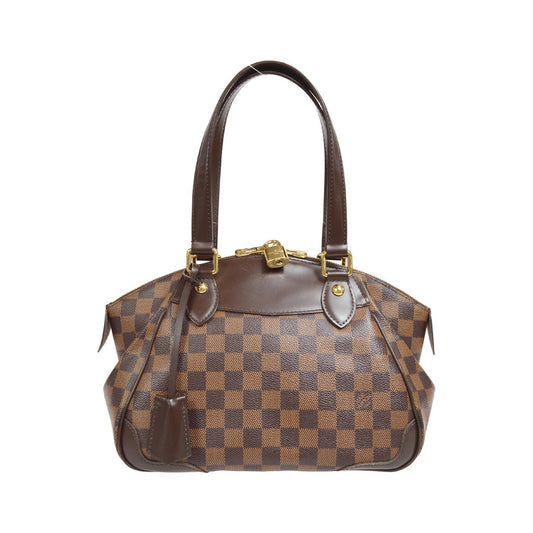 Louis Vuitton Verona Damier Ebene, Brown, Canvas, Shoulder Bag