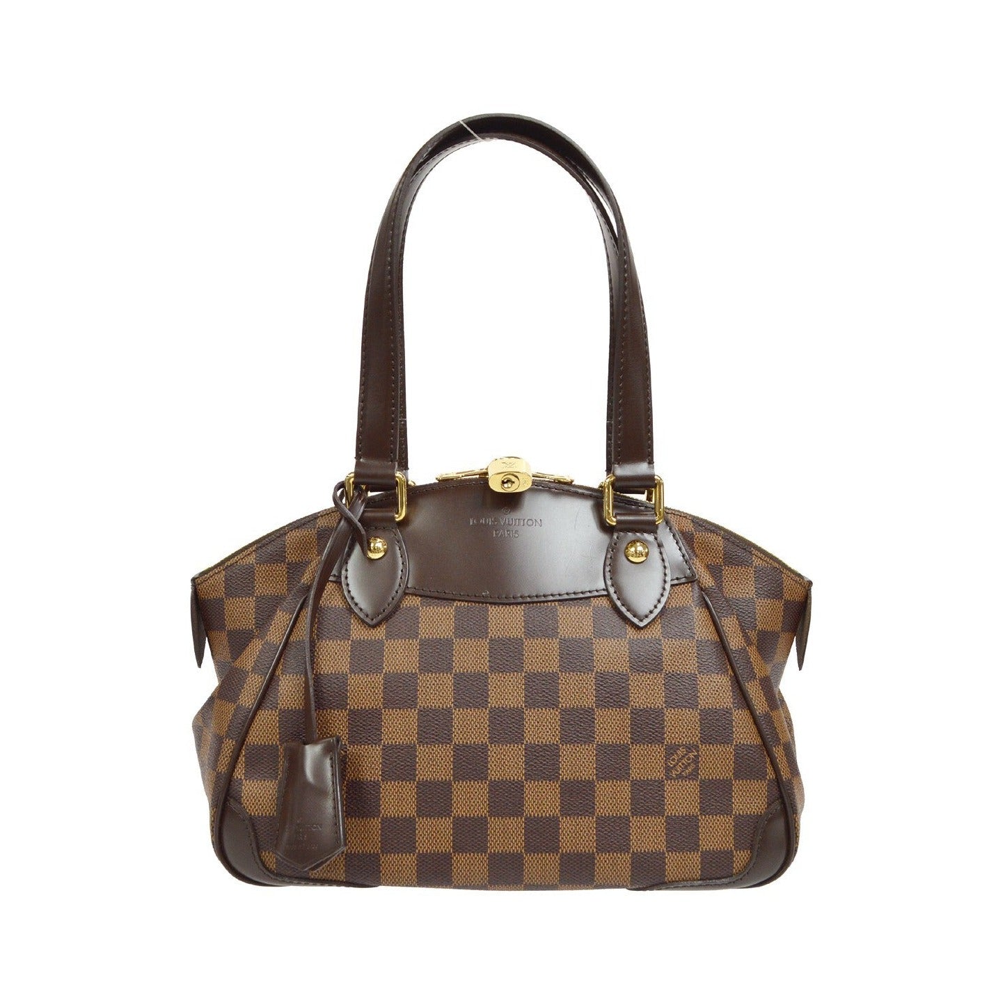 Louis Vuitton Verona Damier Ebene, Brown, Canvas, Shoulder Bag