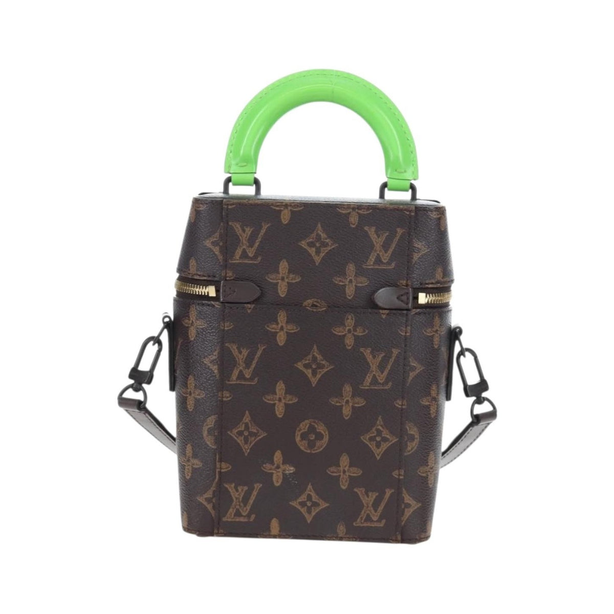 Louis Vuitton Vertical Box Trunk No.7 Trunk L'Oeil Vintage Monogram Canvas, Brown, Canvas, Handbag