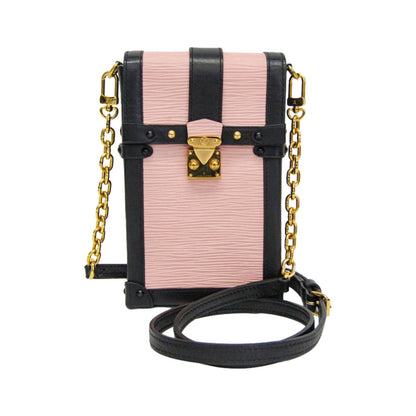 Louis Vuitton Vertical Trunk Pochette Epi Leather, Black, Leather, Clutch