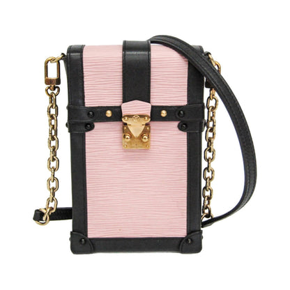Louis Vuitton Vertical Trunk Pochette Epi Leather, Pink, Leather, Clutch