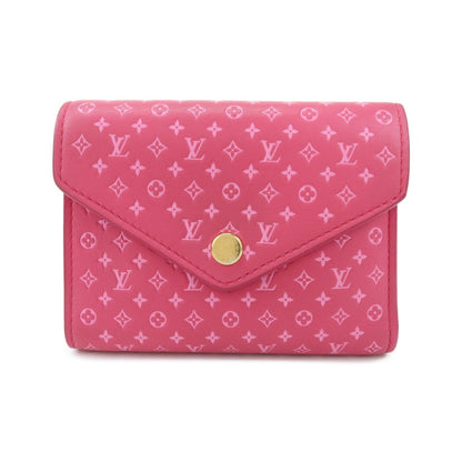Louis Vuitton Victorine Nanogram Embossed Leather, Pink, Leather, Wallet
