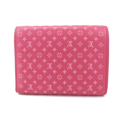 Louis Vuitton Victorine Nanogram Embossed Leather, Pink, Leather, Wallet