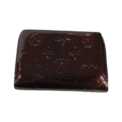 Louis Vuitton Viennois Monogram Canvas, Burgundy, Patent Leather, Card Holder