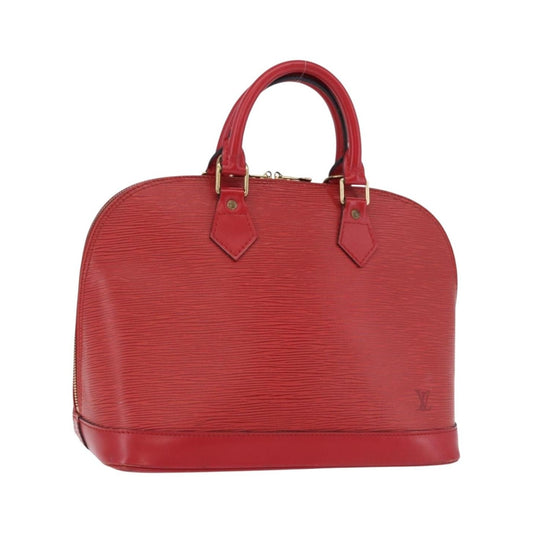 Louis Vuitton Vintage Alma Epi Leather, Red, Leather, Handbag
