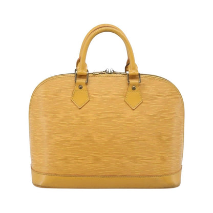 Louis Vuitton Vintage Alma Epi Leather, Yellow, Leather, Handbag