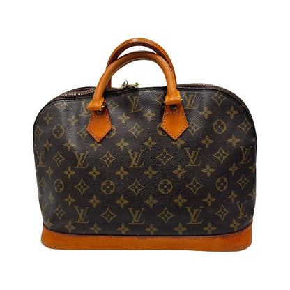 Louis Vuitton Vintage Alma Monogram Canvas, Brown, Canvas, Handbag