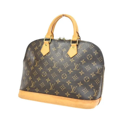 Louis Vuitton Vintage Alma Monogram Canvas, Brown, Canvas, Handbag