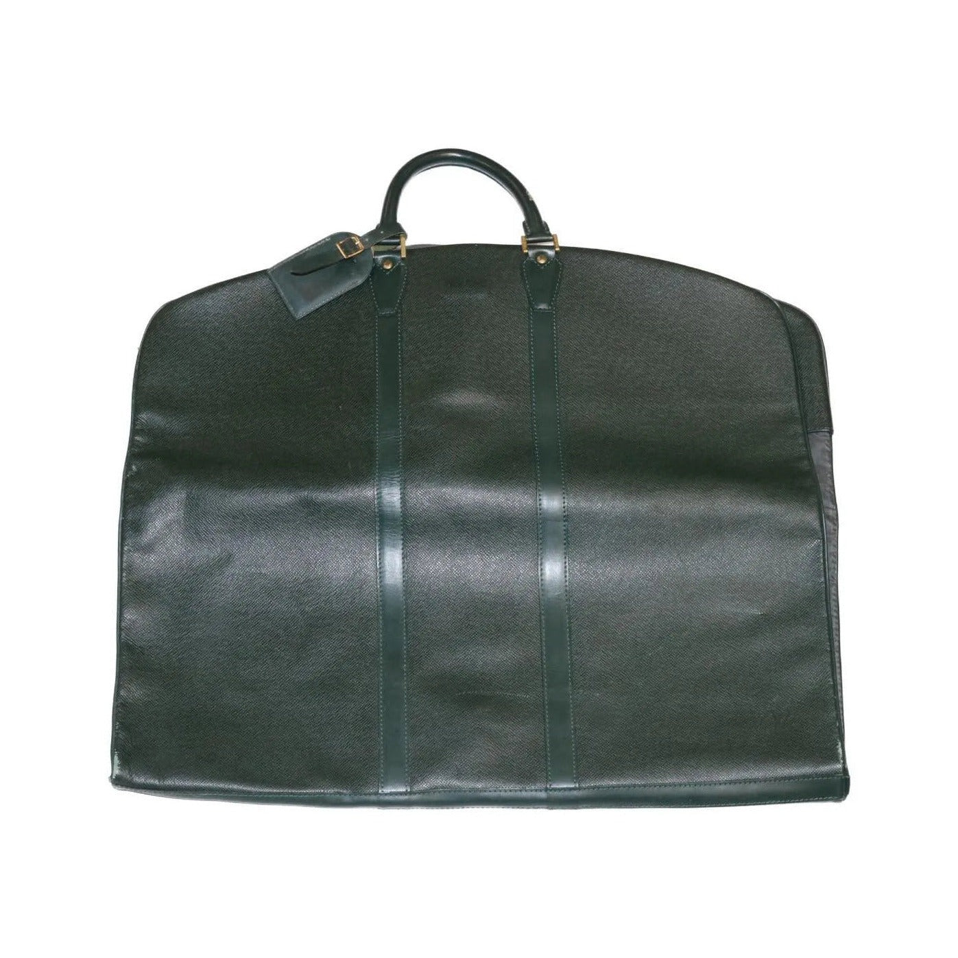 Louis Vuitton Vintage Garment Cover Monogram Canvas, Green, Leather, Travel Bag