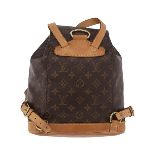 Louis Vuitton Vintage Montsouris Monogram Canvas, Brown, Canvas, Backpack