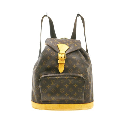 Louis Vuitton Vintage Montsouris Monogram Canvas, Brown, Canvas, Backpack