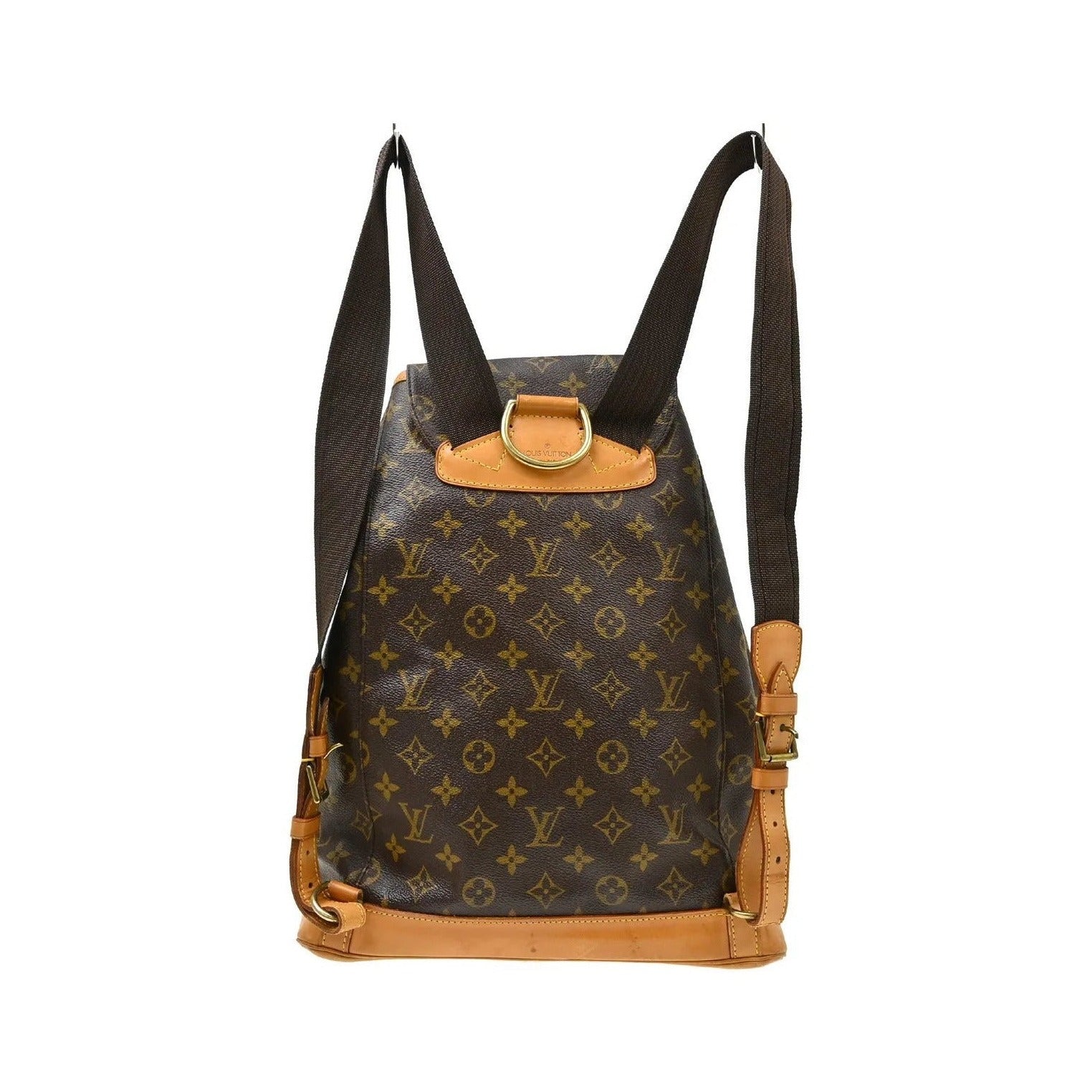Louis Vuitton Vintage Montsouris Monogram Canvas, Brown, Canvas, Backpack