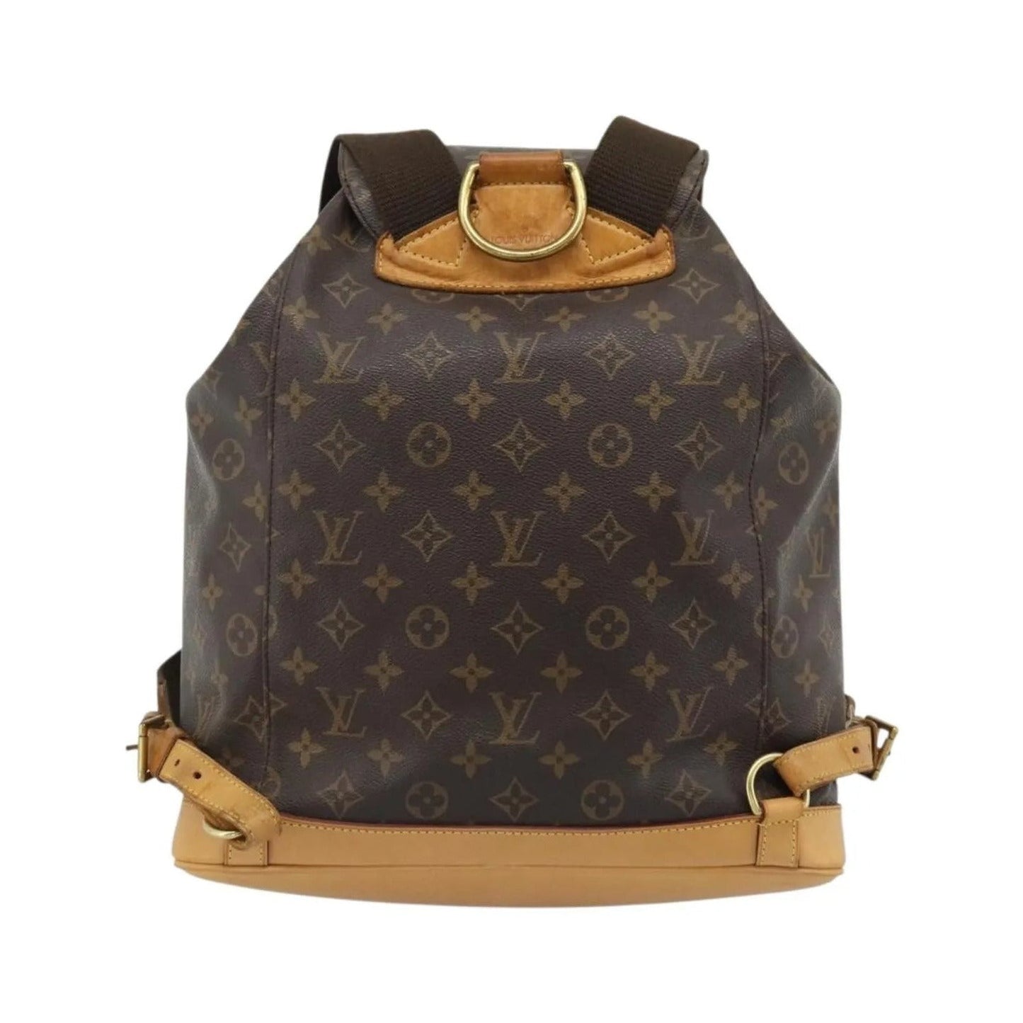 Louis Vuitton Vintage Montsouris Monogram Canvas, Brown, Canvas, Backpack