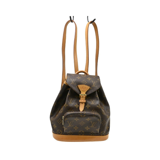 Louis Vuitton Vintage Montsouris Monogram Canvas, Brown, Canvas, Backpack