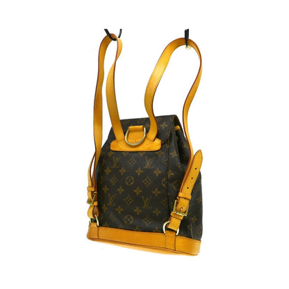 Louis Vuitton Vintage Montsouris Monogram Canvas, Brown, Canvas, Backpack