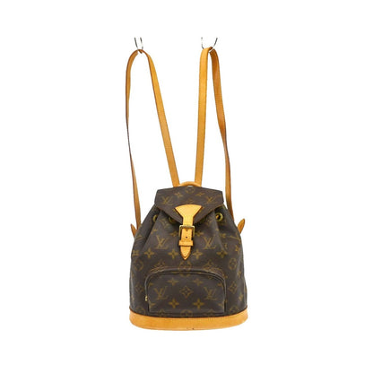 Louis Vuitton Vintage Montsouris Monogram Canvas, Brown, Canvas, Backpack