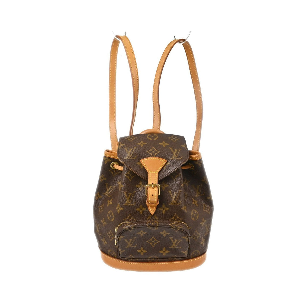 Louis Vuitton Vintage Montsouris Monogram Canvas, Brown, Canvas, Backpack
