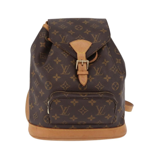 Louis Vuitton Vintage Montsouris Monogram Canvas, Brown, Canvas, Backpack