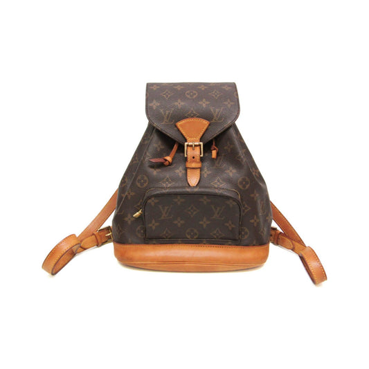 Louis Vuitton Vintage Montsouris Monogram Canvas, Brown, Canvas, Backpack