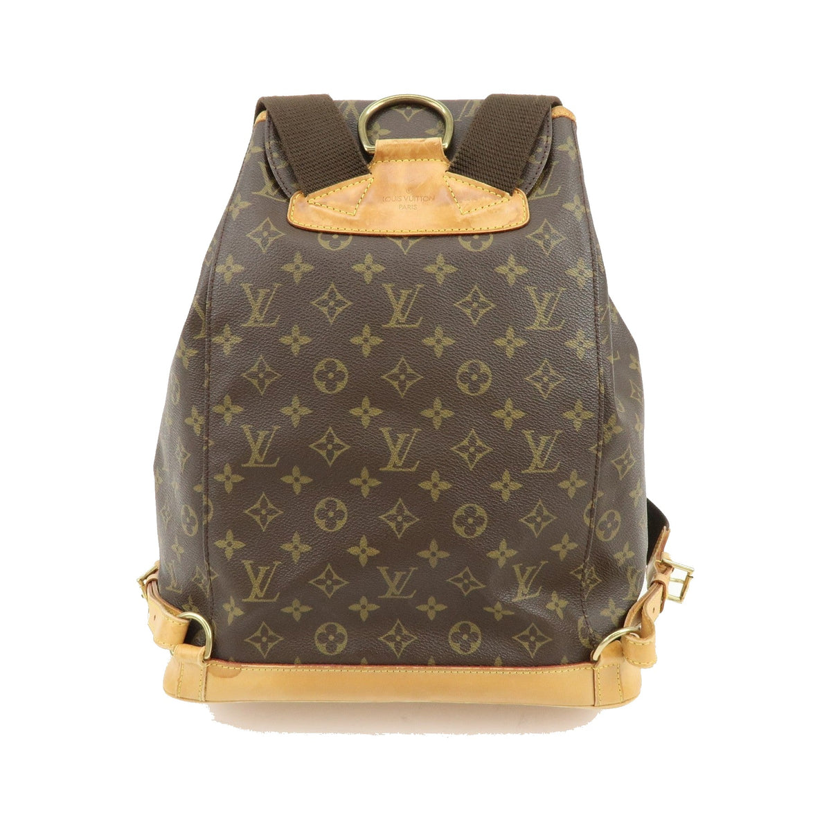 Louis Vuitton Vintage Montsouris Monogram Canvas, Brown, Canvas, Backpack