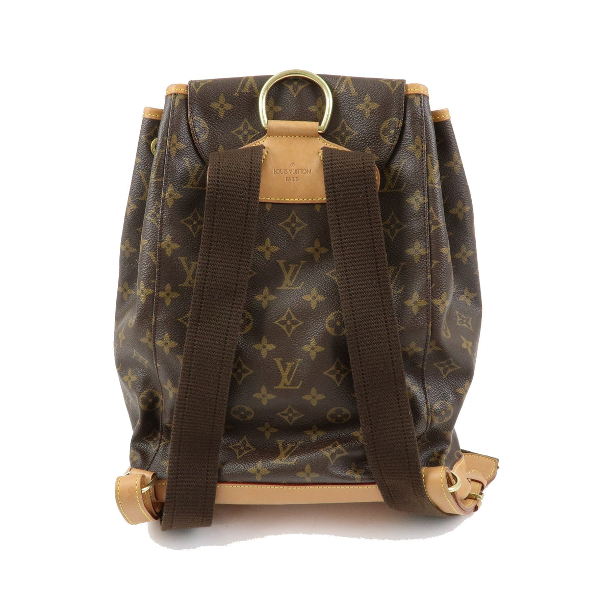 Louis Vuitton Vintage Montsouris Monogram Canvas, Brown, Canvas, Backpack