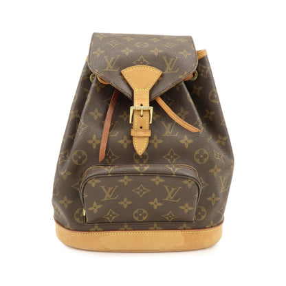Louis Vuitton Vintage Montsouris Monogram Canvas, Brown, Canvas, Backpack