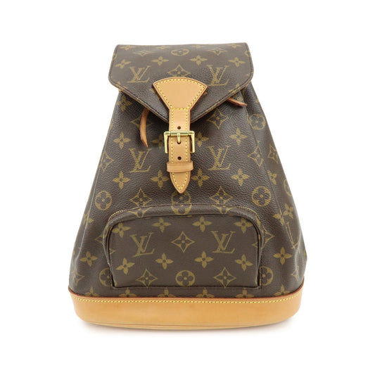 Louis Vuitton Vintage Montsouris Monogram Canvas, Brown, Canvas, Backpack