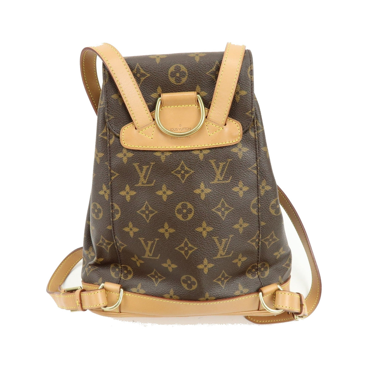 Louis Vuitton Vintage Montsouris Monogram Canvas, Brown, Canvas, Backpack
