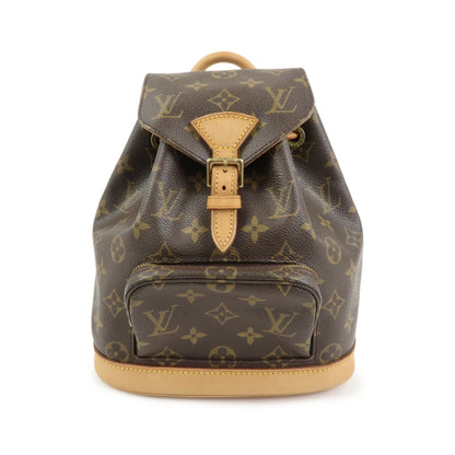 Louis Vuitton Vintage Montsouris Monogram Canvas, Brown, Canvas, Backpack