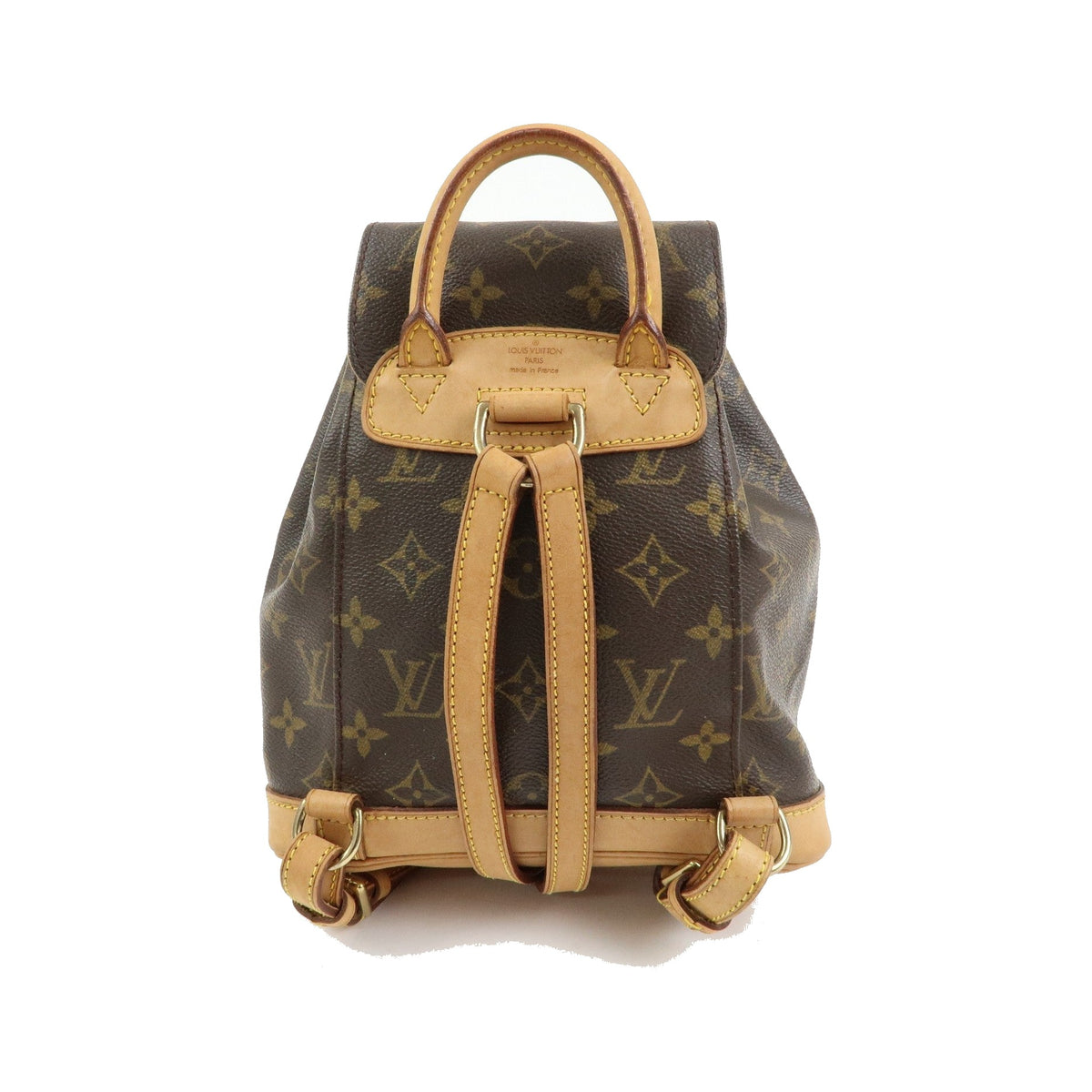 Louis Vuitton Vintage Montsouris Monogram Canvas, Brown, Canvas, Backpack