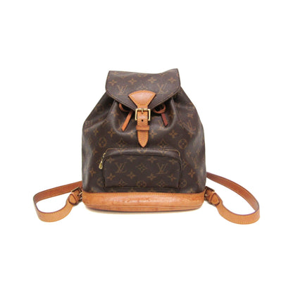 Louis Vuitton Vintage Montsouris Monogram Canvas, Brown, Canvas, Backpack