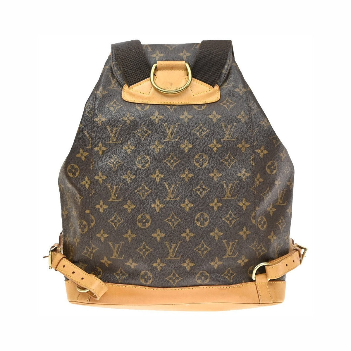 Louis Vuitton Vintage Montsouris Monogram Canvas, Brown, Canvas, Backpack